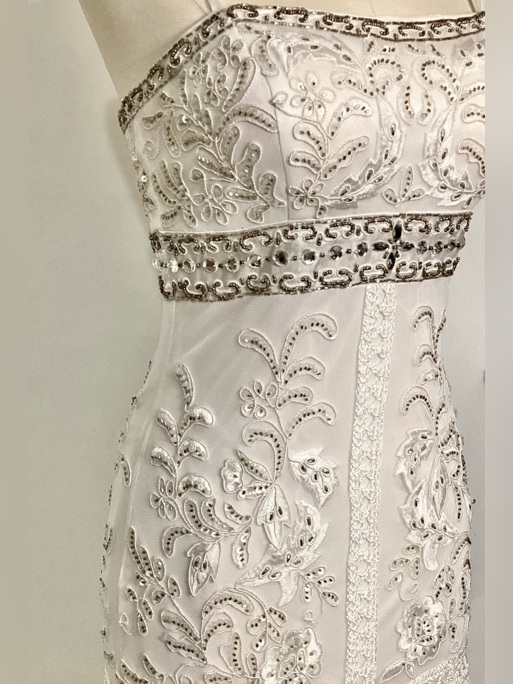 Vintage NWT Sue Wong Stunning Strapless Bridal or Prom Gown Sz 0 - Picture 6 of 16